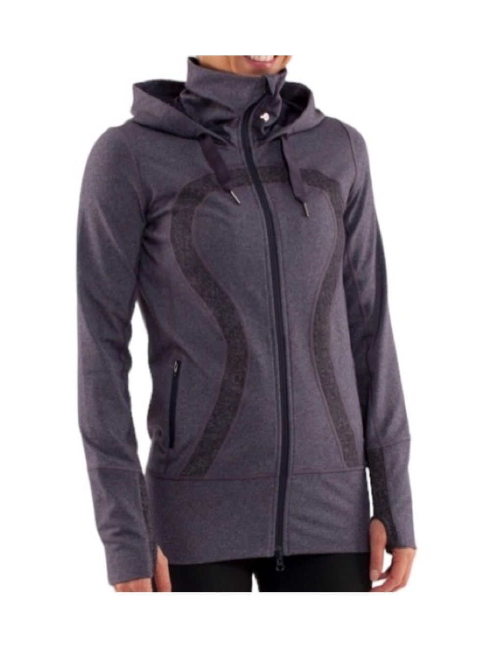 Lululemon Stride Hooded Jacket Size 10 - Picture 12 of 12